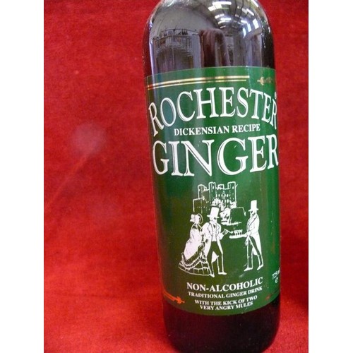 110 - 4 BOTTLES OF ROCHESTER DARK GINGER AND MULLED BERRY PUNCH