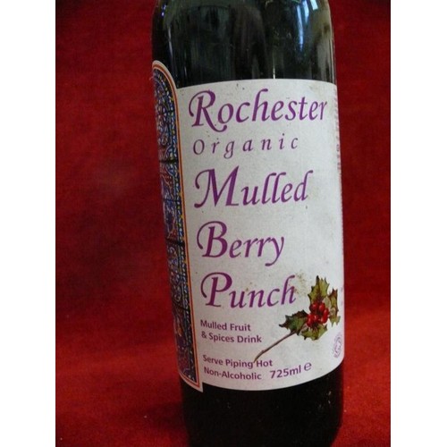 110 - 4 BOTTLES OF ROCHESTER DARK GINGER AND MULLED BERRY PUNCH