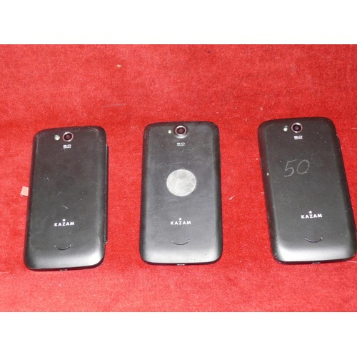 132B - 3 MOBILE PHONES BY KAZAM