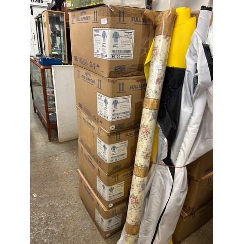 397 - 5 BRAND NEW BOXES OF 30 UNITS BLUE SURGICAL GOWNS