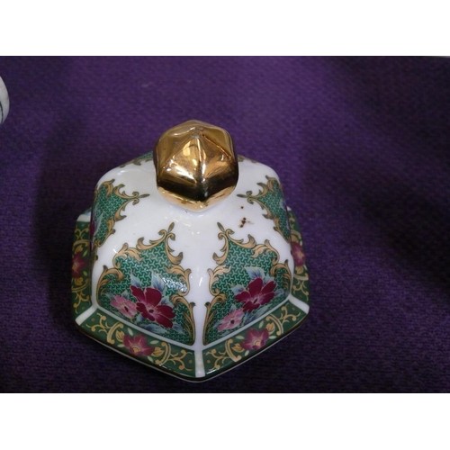 130 - ORIENTAL CERAMIC GINGER JAR