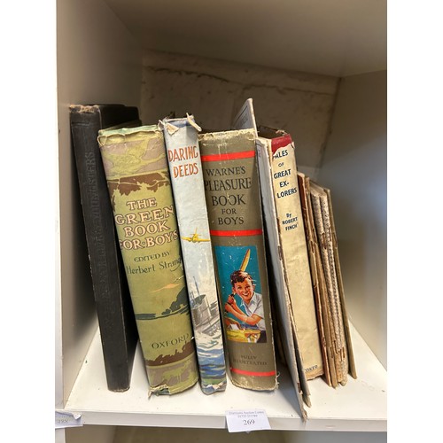 240 - Two cubes of children’s books 1930’s & 50’s inc Daring Deeds, Wonder Tales of Great Explorers, My Bo... 