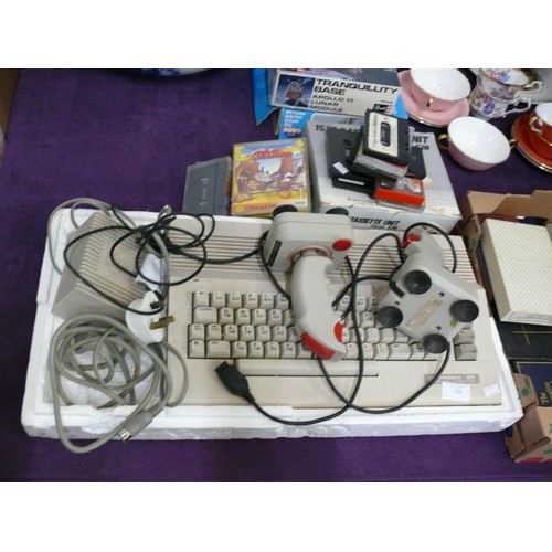 COMMODORE 64, PERSONAL COMPUTER WITH CONTROLLERS, commodore 1530 ...