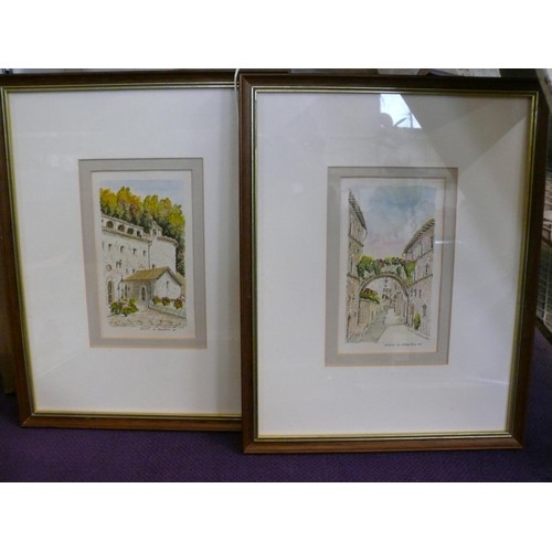 277 - 3 PAIRS OF FRAMED AND GLAZED PRINTS