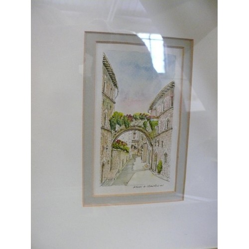 277 - 3 PAIRS OF FRAMED AND GLAZED PRINTS