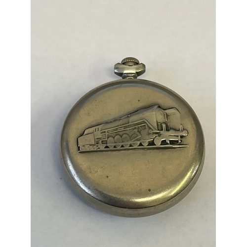 35 - U.S.S.R. STATE RAILWAY POCKET WATCH DIAL WITH 12 AND 24 HOURS WORKING