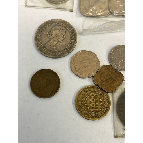 37 - A COLLECTION OF INTERESTING COINS INCLUDING 22.5 GR SILVER