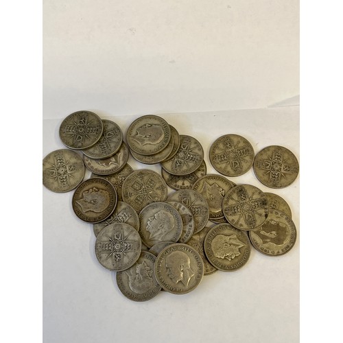 41 - COLLECTION GEORGE V FLORINS 29 WEIGHT 318.64 GR