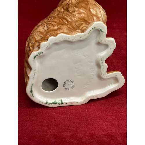 6 - Beswick Rare Large Persian Cat ginger Gloss Model 1867 - 21cm Tall x 16cm Wide