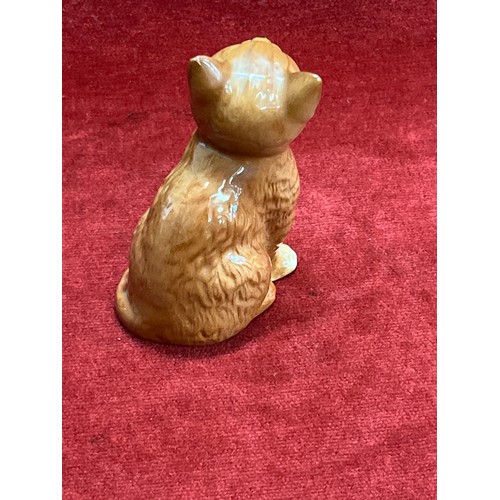 7 - Beswick Ginger Tom Tabby Cat Kitten Figurine Albert Hallam Fully Stamped