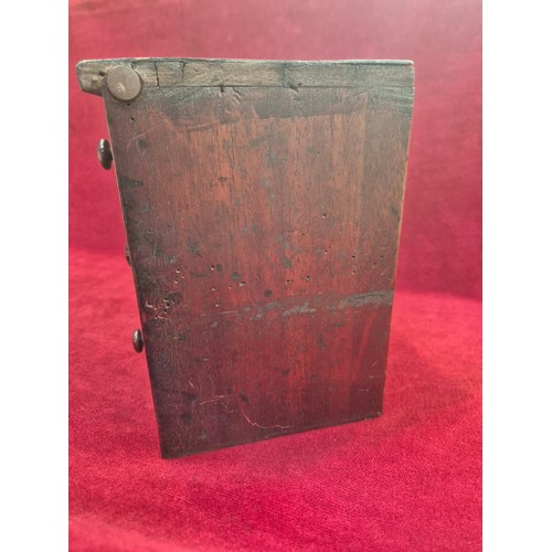 101A - A 19th Century Mahogany Miniature Chest of Drawers - wonderful old patina. 23cm x 13cm x 18cm