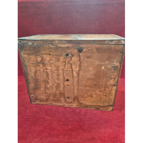 101A - A 19th Century Mahogany Miniature Chest of Drawers - wonderful old patina. 23cm x 13cm x 18cm