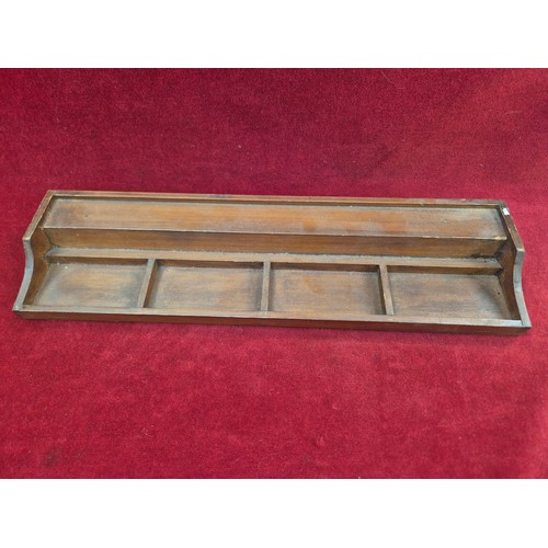 103 - Four vintage wooden Mahjong gaming tile racks.