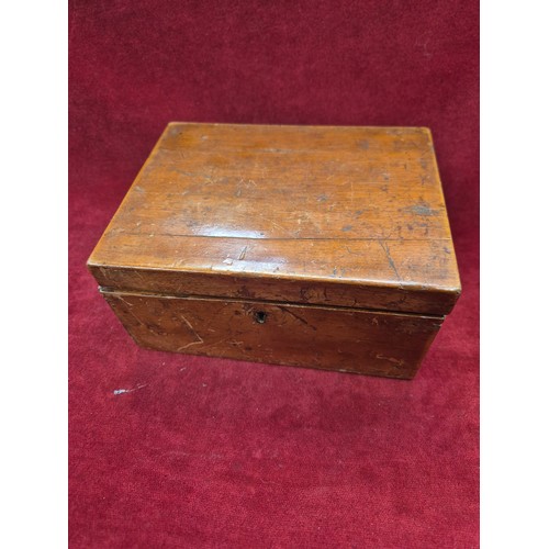 136 - Vintage Staunton Chessmen boxwood chess set, in the original wooden box with remnants of label insid... 