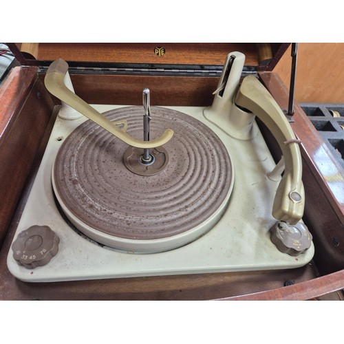 139 - PYE black box turntable record player HiFi, 16-33-45rpm Vinyl.