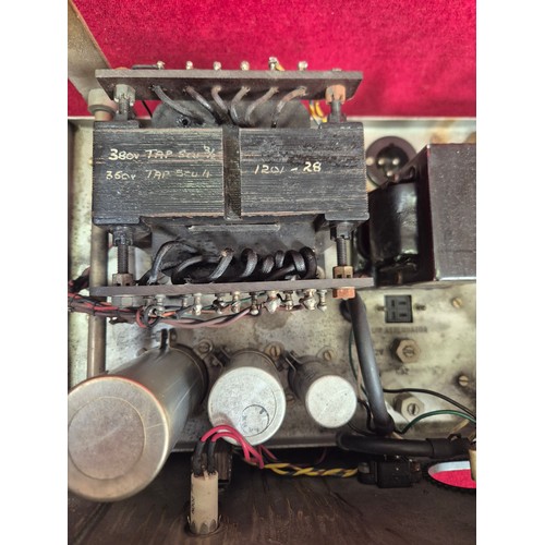 140 - Vintage Valve amplifier modulator from T.V. station - spares or repairs/collectors item.
SOUND CARRI... 