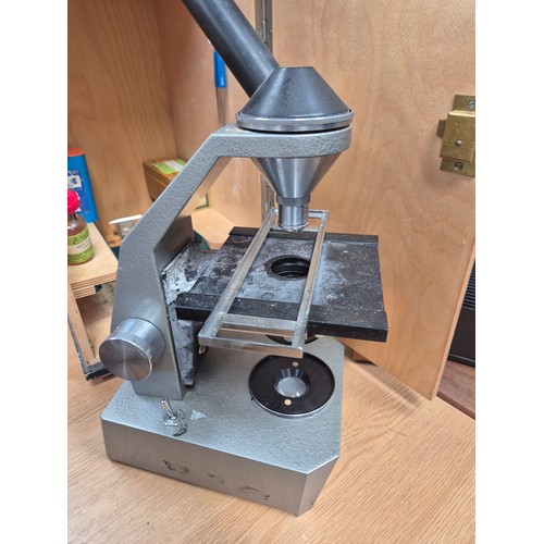 147 - 1970's Comparison Microscope Unit TP.70014. Used for 'fluid sampling and inspection of contaminant p... 