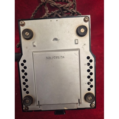 150 - Vintage telephones lot - two upright candlestick telephones for spares or repair, together with a ro... 