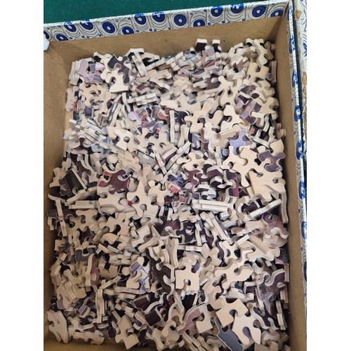 209 - 3 Vintage ‘Gold Box’ plywood jig-saw puzzles, Victory brand by G J Hayter & Sons Bournemouth. Sets i... 