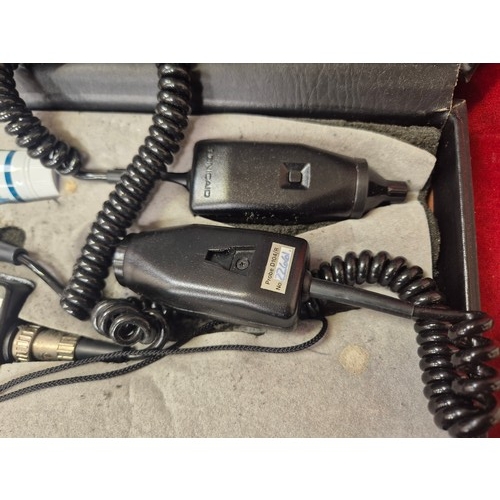 145 - Vintage Sonicaid fetal Doppler, a hand held ultrasound device for prenatal care. In the original cas... 