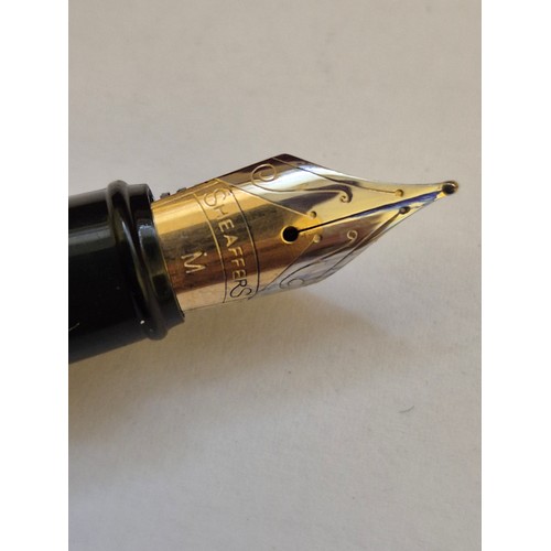 77 - A Sheaffer USA gold plated fountain pen from the Prelude Signature Collection with original box, ins... 