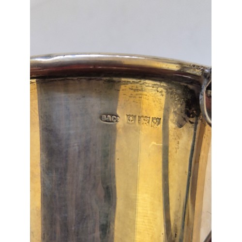 79 - A Sterling silver Christening Tankard, Birm 1962, 58 grams