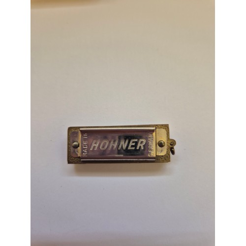 94C - Vintage miniature Hohner harmonica, made in Germany with the original box.