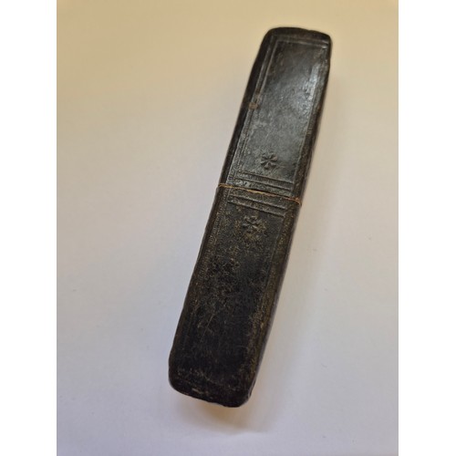 94A - 19thC ebony and brass Quill cutter in the original box, made by Rodgers Cutlers (to her Majesty) wit... 