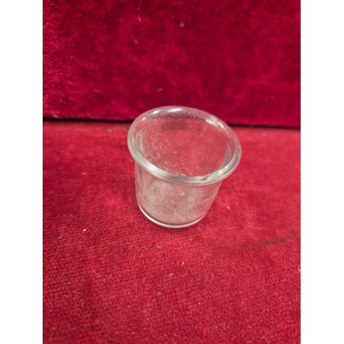 99 - An unusual early 20th Century Pewter Inkwell, the lid set with a brass plaque of St Bartholomew with... 