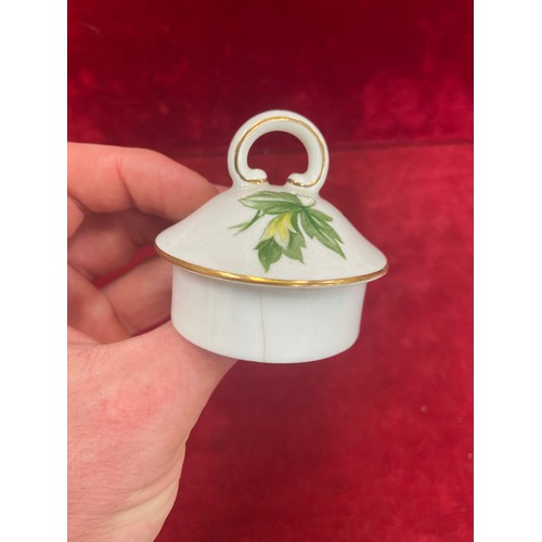 126 - Adderley Columbine pattern fine bone china tea set, including 2x cups and saucers, tea pot, creamer ... 