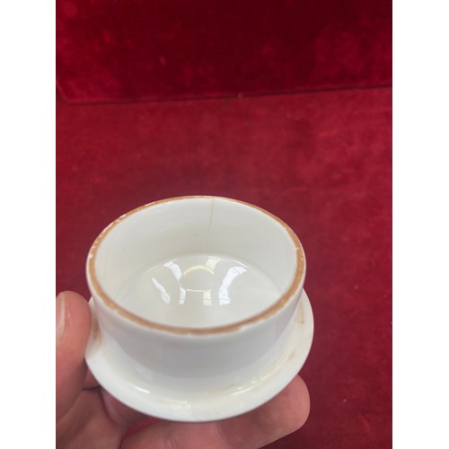 126 - Adderley Columbine pattern fine bone china tea set, including 2x cups and saucers, tea pot, creamer ... 