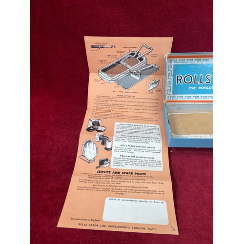 56 - 'Viscount' Model Rolls Razor in original box. Looks to be in superb 'new and unused' condition with ... 