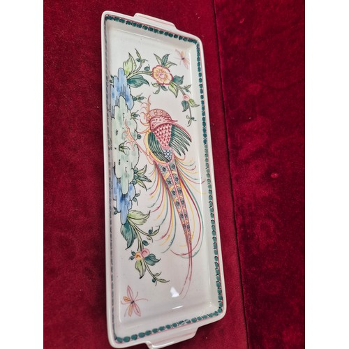 227 - Lot of hand painted floral porcelain/china. Including Meissen plate with crossed sword mark, Royal W... 