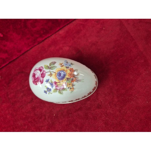 227 - Lot of hand painted floral porcelain/china. Including Meissen plate with crossed sword mark, Royal W... 