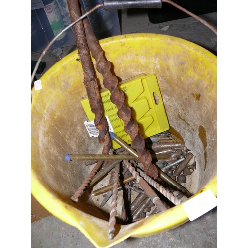 232 - LARGE BUCKET OF DRILL BITS