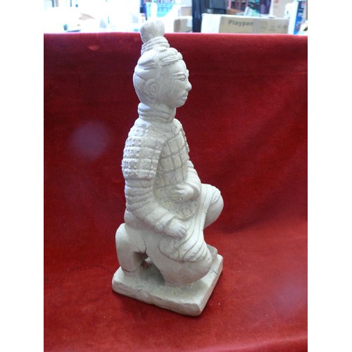 62 - Terracotta army figure (repair to base)