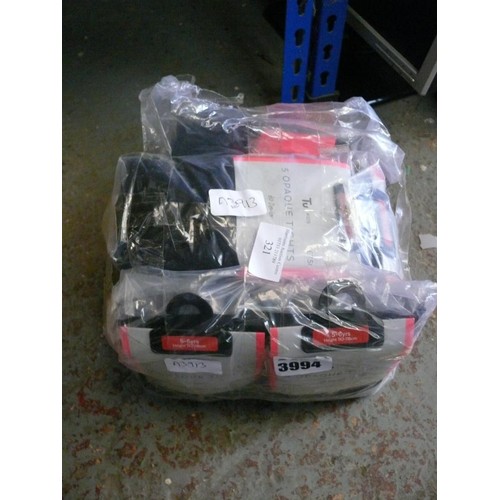 321 - 7 packs of new childrens black tights age 5-6 years