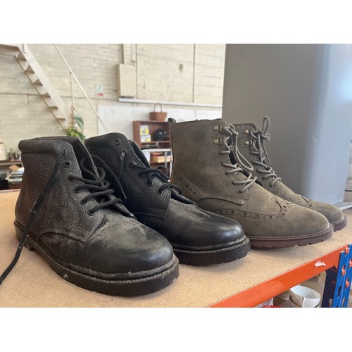 315 - M&S ladies boots size 7 plus black boots size 9