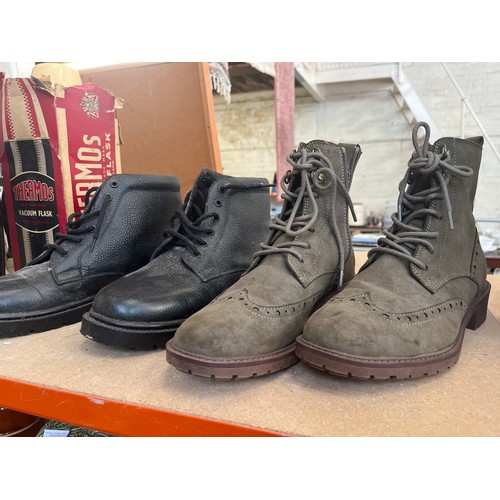 315 - M&S ladies boots size 7 plus black boots size 9