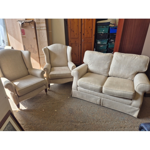 332 - Fabulous 3 piece suite with sofa and 2 chairs possibly Laura Ashley