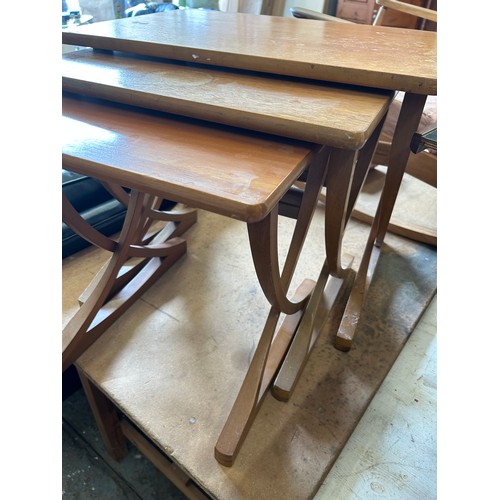 364 - Mid Century nest of 3 tables by Nathan Furniture
