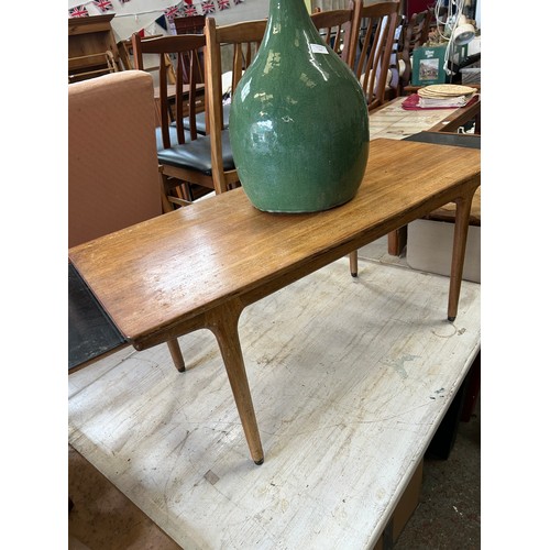 363 - Mid Century McIntosh teak coffee table with extending ends