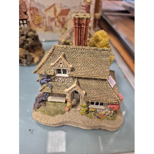 348 - 4 Lilliput Lane cottages and 3 odd boxes