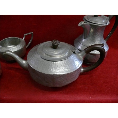 84 - English Pewter teaset