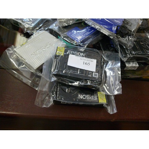 165 - Quantity of printer ink, many Epson