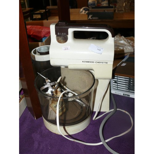 168 - Vintage Kenwood Chefette and a retro Belling Tango 3 heater