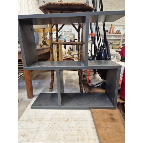 226 - CONTEMPORARY GREY SHELVING