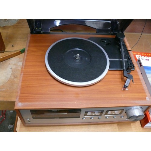 Bush Retro turntable with FM radio, Cd player and bluetooth