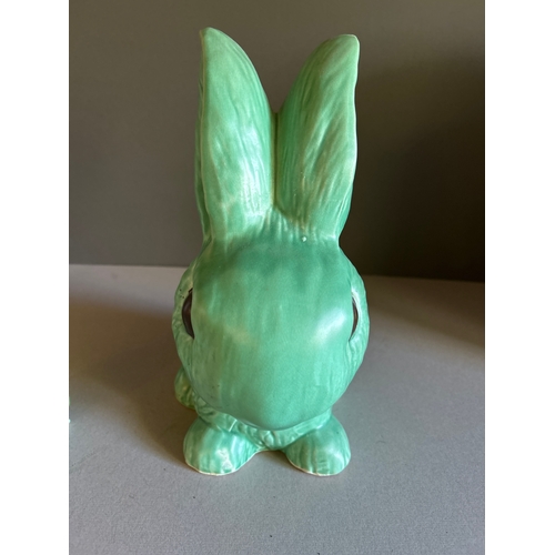 20 - Large and small Sylvac Bunny Rabbits, the large one 1028 in very good condition, 10” tall, the small... 