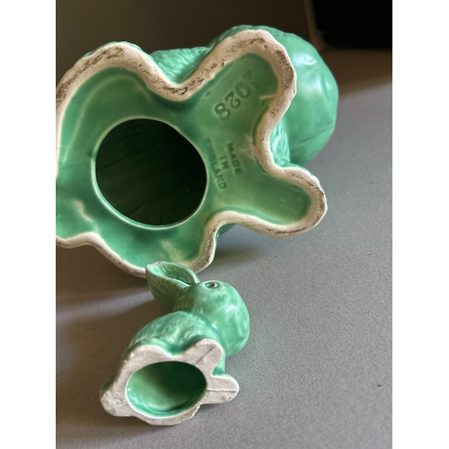 20 - Large and small Sylvac Bunny Rabbits, the large one 1028 in very good condition, 10” tall, the small... 